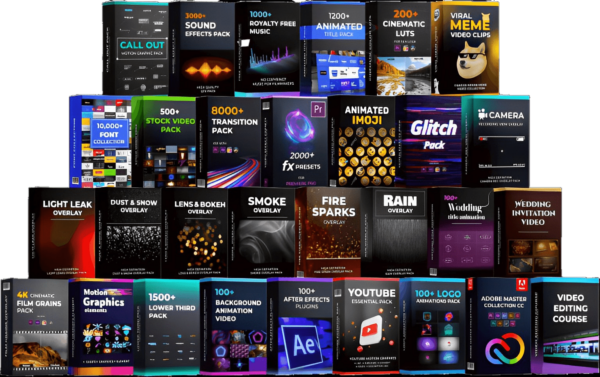 All In One Video Editing Bundle Assets Pack – All In One Video Editing ...